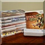 E04. Wii games and controller. 